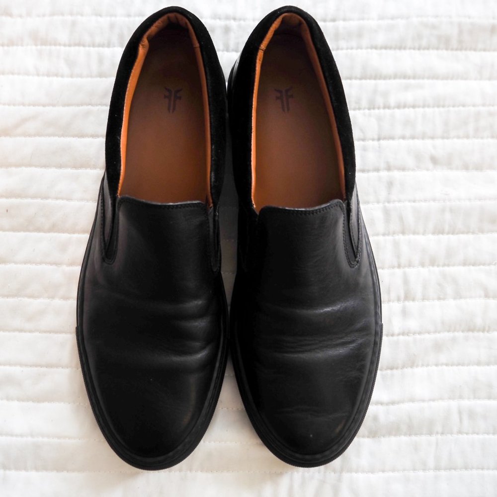 Frye Astor Gore Slip On Men's Black Leather Sneaker Size 11